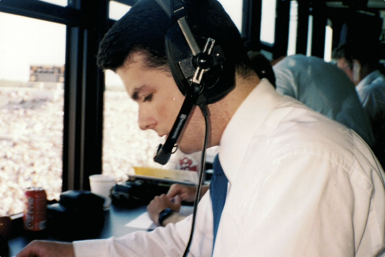 Rep. Brendan Boyle as a student broadcaster at Notre Dame